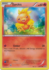 Torchic - 25/160 - Sheen Holo Promo - Collector's Chest Exclusive